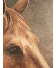 copy of Carré cuir végan- cheval blanc