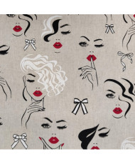 Toile aspect lin - Coco