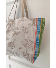 Sac Cabas Tissus Grégoire citron