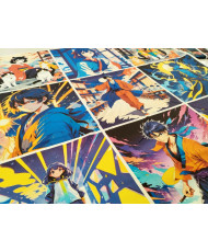 Panneau Manga 1m10x1m10