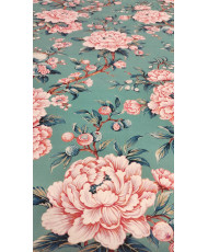Vivienne bachette BLEU coton 140 cm