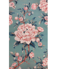 Vivienne bachette BLEU coton 140 cm