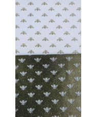 Jacquard Busy Blanc