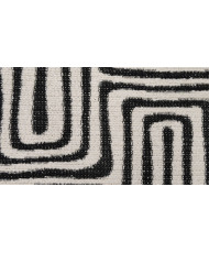 Goby jacquard tissé teint noir