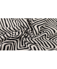 Goby jacquard tissé teint noir