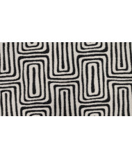 Goby jacquard tissé teint noir