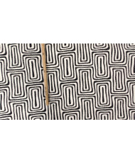 Goby jacquard tissé teint noir