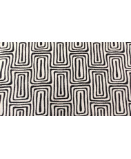 Goby jacquard tissé teint noir