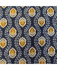 Jacquard-Tarascon bleu