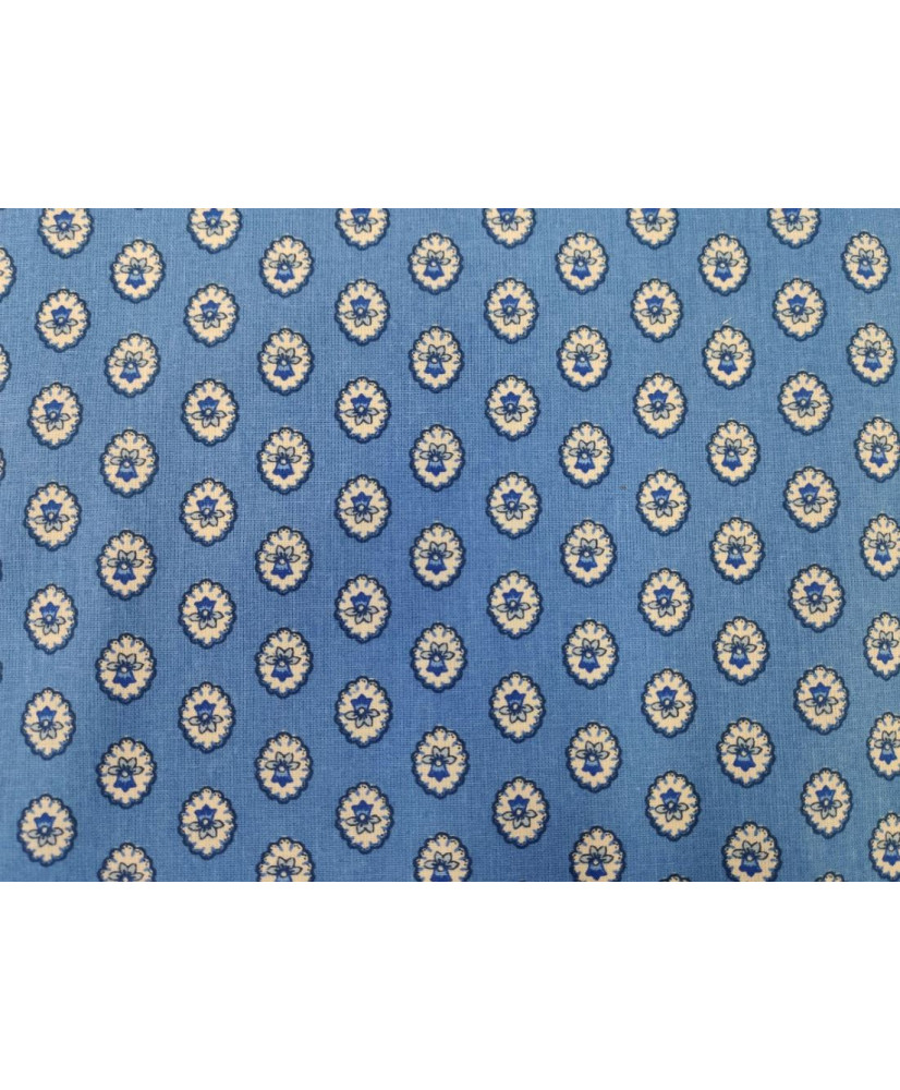 coupon Gordes-mouche bleu 60 cm