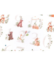 QUATSOUS TOILE PROVENCE BLANC 140 cm