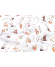 QUATSOUS TOILE PROVENCE BLANC 140 cm