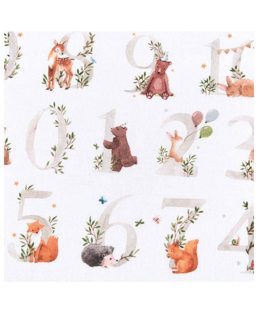 QUATSOUS TOILE PROVENCE BLANC 140 cm