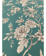 Toile Jacquard Chantante Bleu