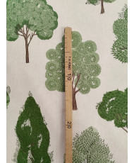 Tissu toile demi nattée Arboréa