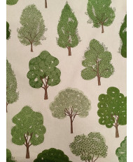 Tissu toile demi nattée Arboréa