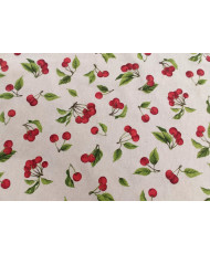 Tissu enduit Cerises