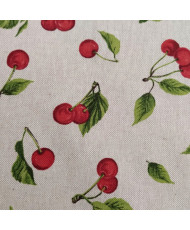 Tissu enduit Cerises