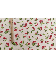 Tissu enduit Cerises