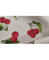 Tissu enduit Cerises