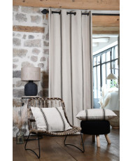 Tissu Toile lourde coton Montauban noir