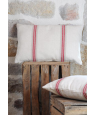 Tissu Toile lourde coton Montauban rouge