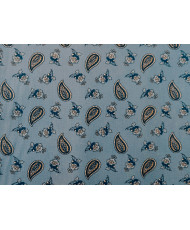 Tissu Cretonne Arlésienne All over Bleu