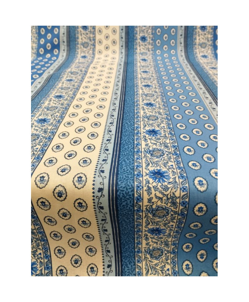 Coupon Gordes- rayure Bleu 60 cm