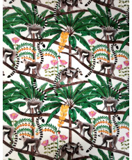 Tissu Lémuriens THEVENON
