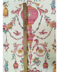 Tissu Bachette 100% coton Limoges Rose