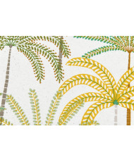 Tissu toile polycoton Vert Alexandrie