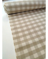 Tissu Toile de coton tissé teint Celestin-carreaux-ficelle-150 cm de large