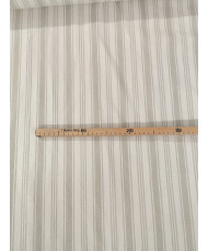 Tissu Toile de coton tissé teint Eugène-rayure-ficelle150 cm de large