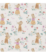 Tissu enfant Coton Souris...
