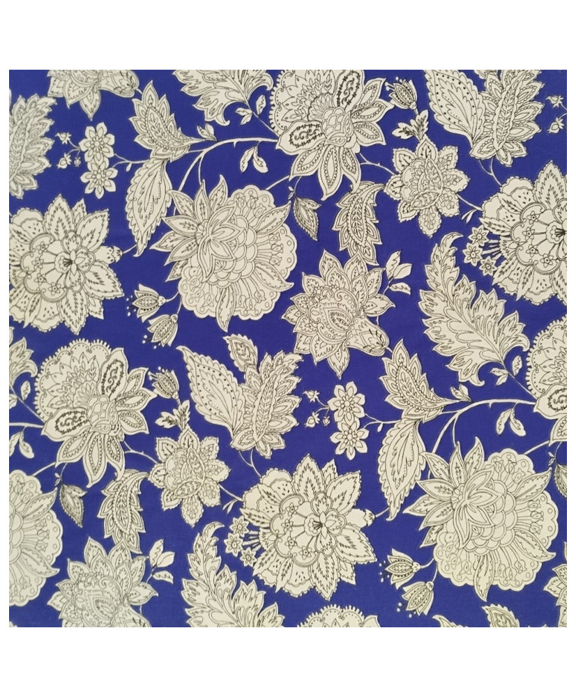 Tissu Cretonne SHARMA Encre