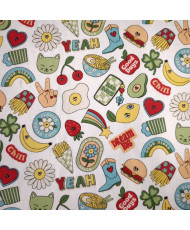 Tissu Cretonne coton Magnet