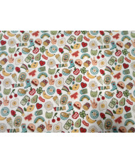 Tissu Cretonne coton Magnet
