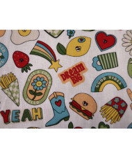 Tissu Cretonne coton Magnet