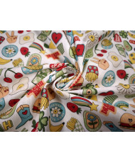 Tissu Cretonne coton Magnet