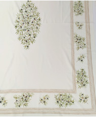 Nappe Clos des Oliviers écru rectangle 160 x 200