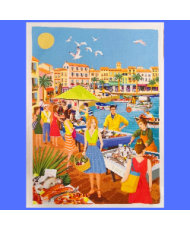 Torchon coton - Au port