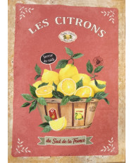 Torchon coton - Citron