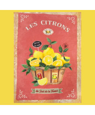 Torchon coton - Citron