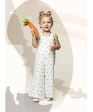 Double gaze coton-Carotte-135 cm