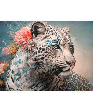 Carré velours imprimé - Tigre