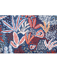 Toile enduite serge multicolore - Nérée