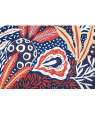 Toile enduite serge multicolore - Nérée