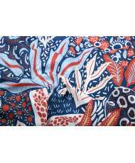 Toile enduite serge multicolore - Nérée