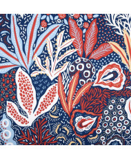 Toile enduite serge multicolore - Nérée