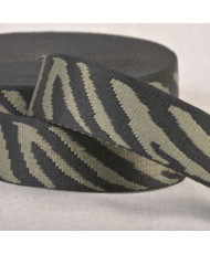 Sangle Zèbre Kaki 38 mm